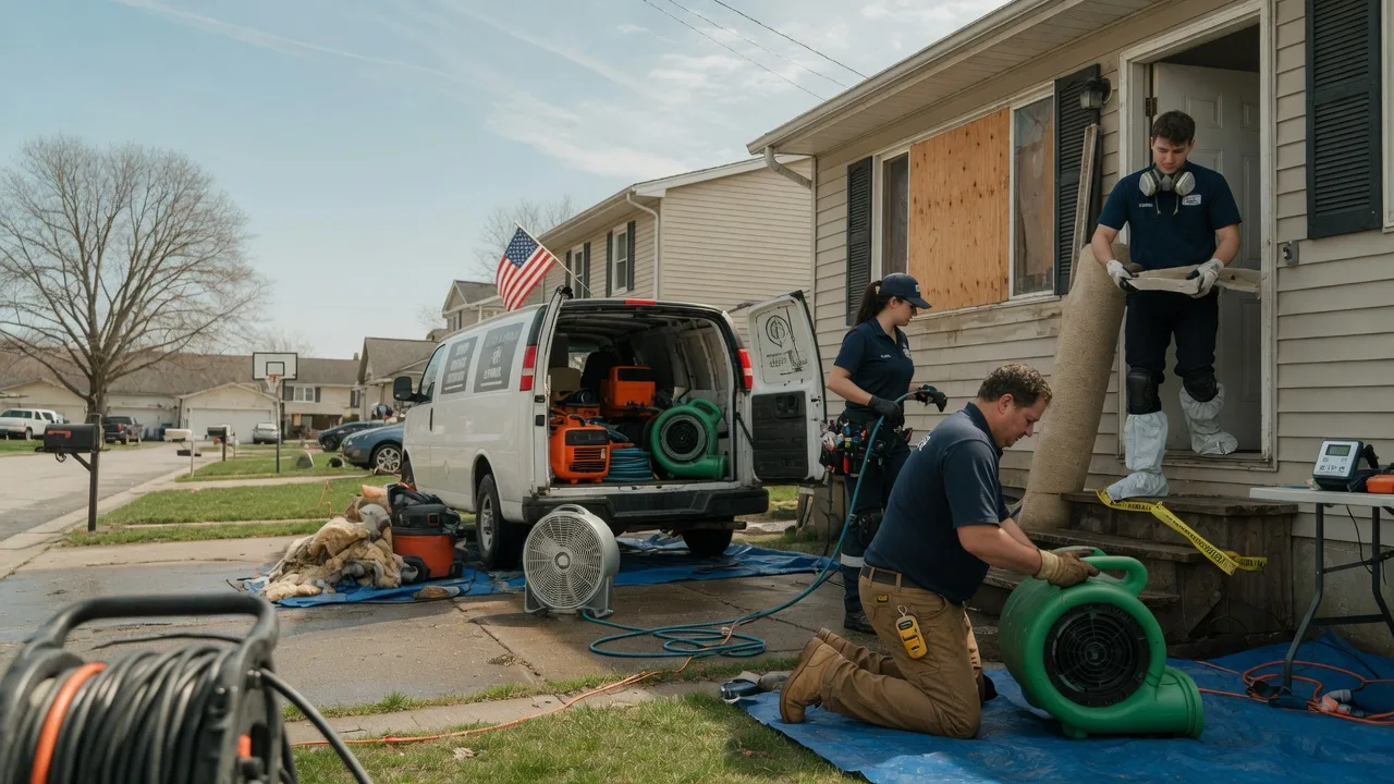 Water Damage Restoration in Pierron, IL near me
